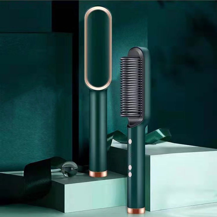 New 2 In 1 Hair Straightener Hot Comb
