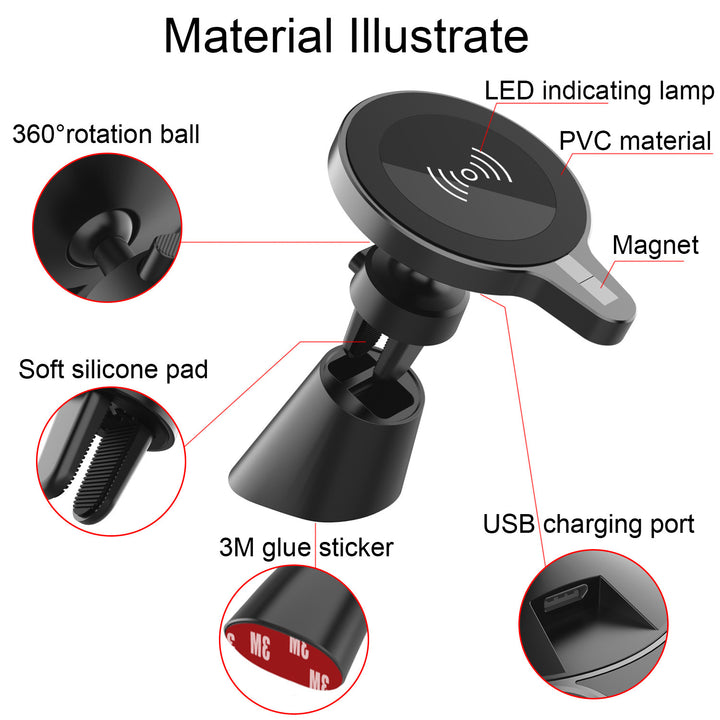 Wireless Charging Mobile Phone Holder Navigation Automatic Induction