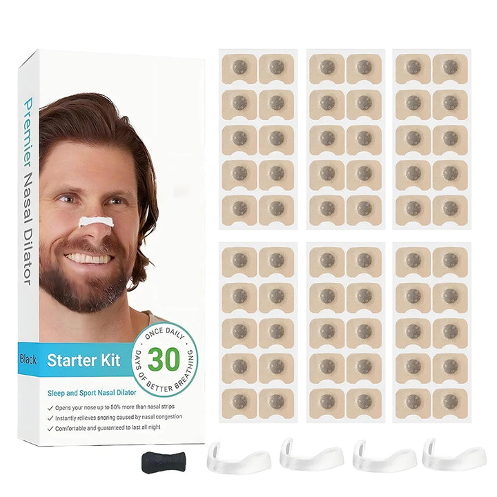 15 Pairs Magnetic Nasal Breathing Dilators – Sports Nose Clip Oxygen Booster