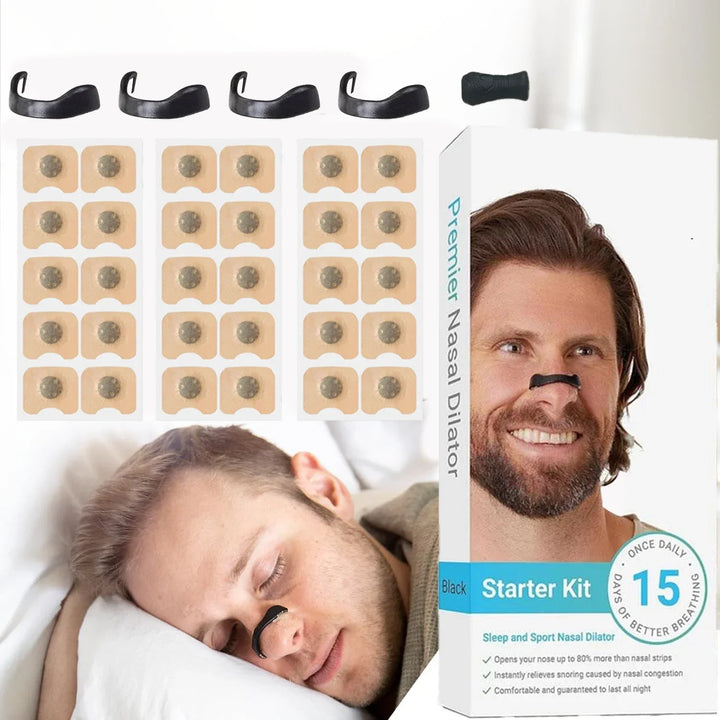 15 Pairs Magnetic Nasal Breathing Dilators – Sports Nose Clip Oxygen Booster