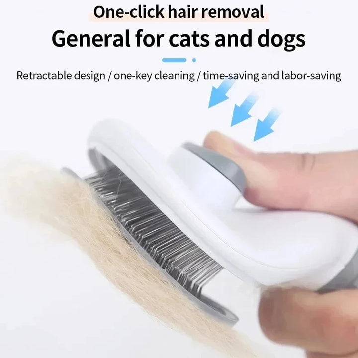 Pet Dog Brush Cat Comb Self Cleaning