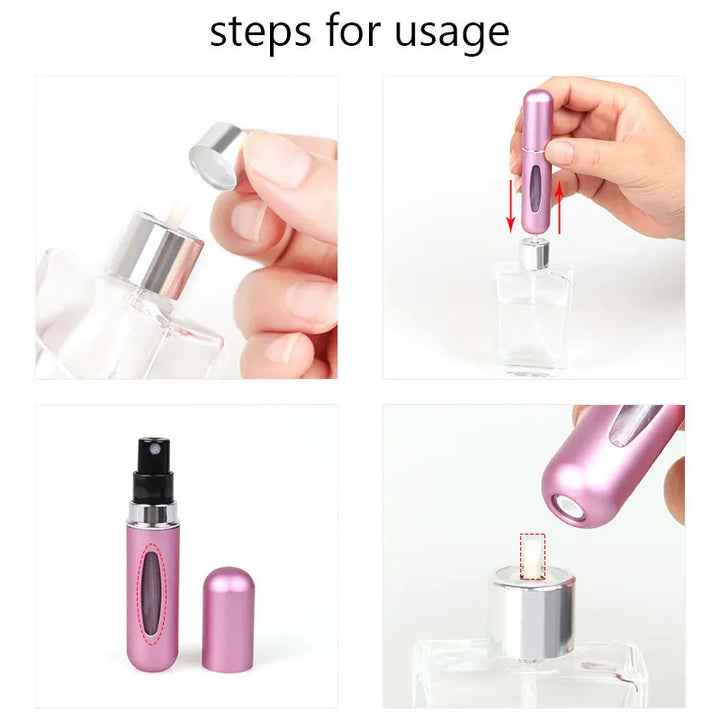 Portable Perfume Refill Bottle – Travel-Friendly Mini Atomizer