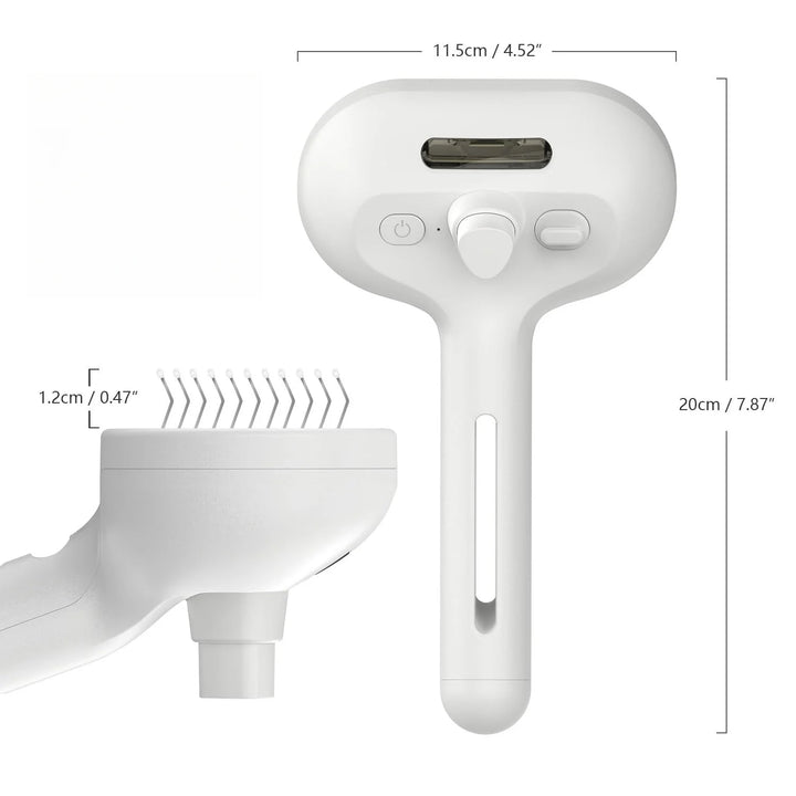 Self-Cleaning Steam Pet Grooming Brush