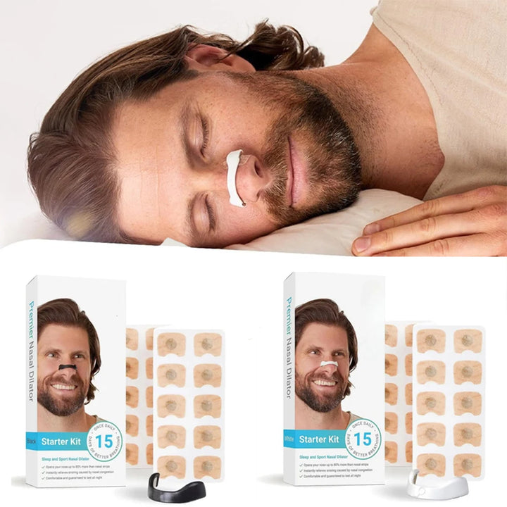 15 Pairs Magnetic Nasal Breathing Dilators – Sports Nose Clip Oxygen Booster