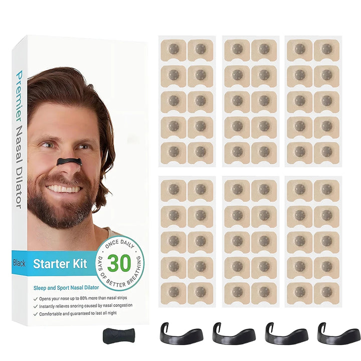 15 Pairs Magnetic Nasal Breathing Dilators – Sports Nose Clip Oxygen Booster