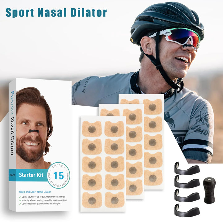 15 Pairs Magnetic Nasal Breathing Dilators – Sports Nose Clip Oxygen Booster