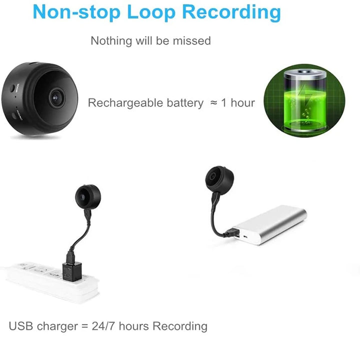 A9 Mini WiFi Wireless Camera – Smart Security Monitoring