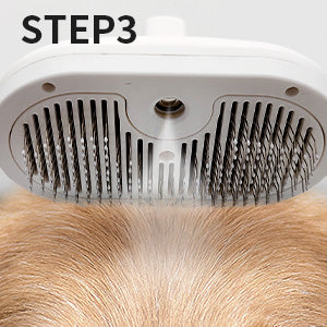Self-Cleaning Steam Pet Grooming Brush